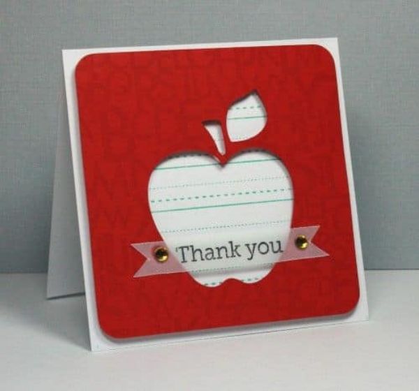 Teacher's Day Craft Ideas for Kids A Basic 'Thank You' Note