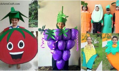 Fruit & Vegetable Costumes for Kids - Homemade Fancy Dresses