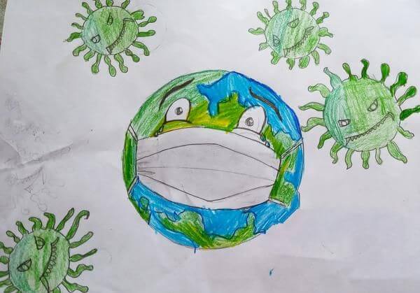 Drawing &amp; Painting Ideas for Kids During this Pandemic The Earth Is Choking