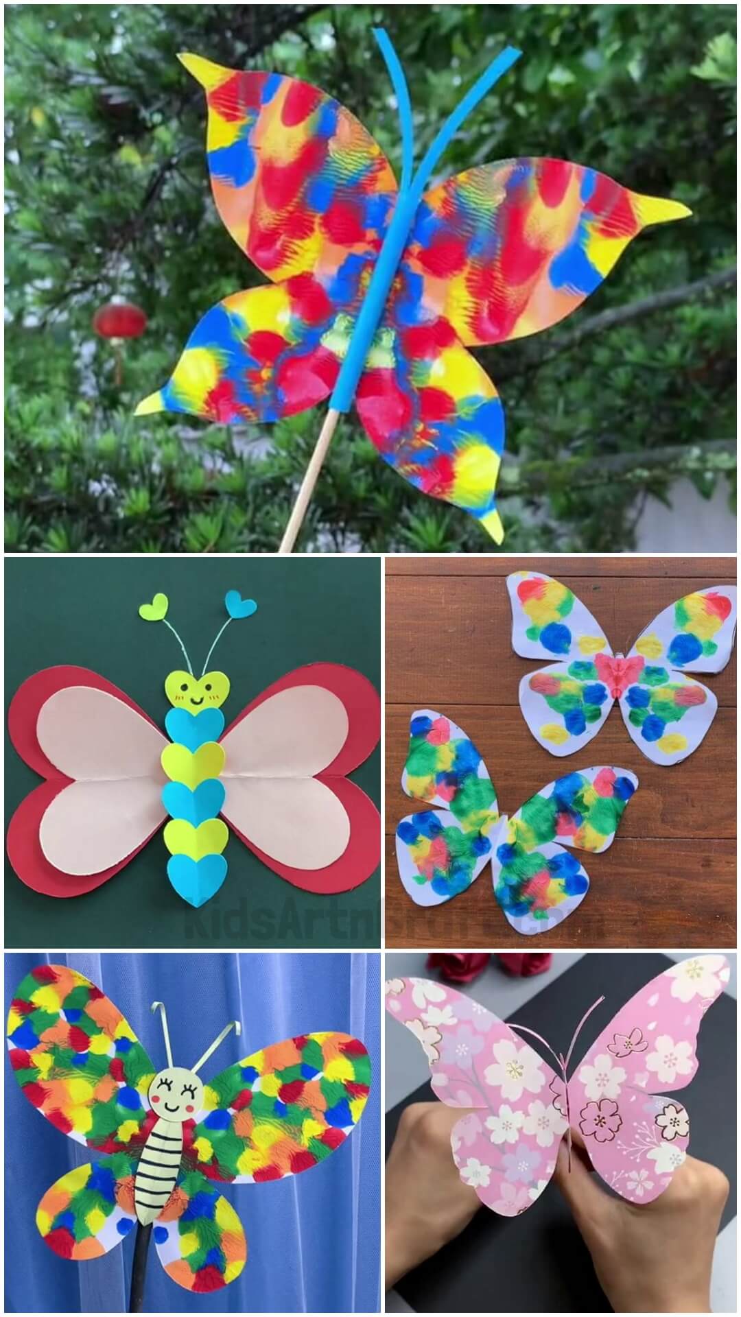 Butterfly Craft Ideas for Kids - Paper Crafts, Drawings & More