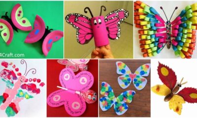 20 Butterfly Craft Ideas for Kids - Paper Crafts, Drawings & More