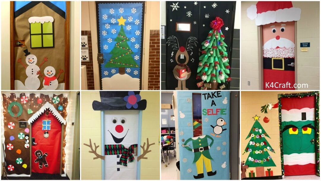 Christmas Classroom Door Decoration Ideas for Preschool & Kindergarten