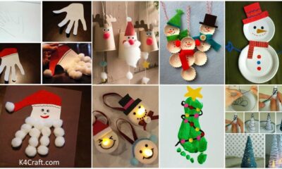 Easy Recycled Christmas Crafts for Kids to Make at Home