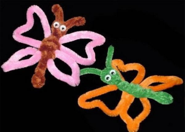 Pipe Cleaner Animal Crafts For Kids Decorative Butterfly From Pipe Cleaner
