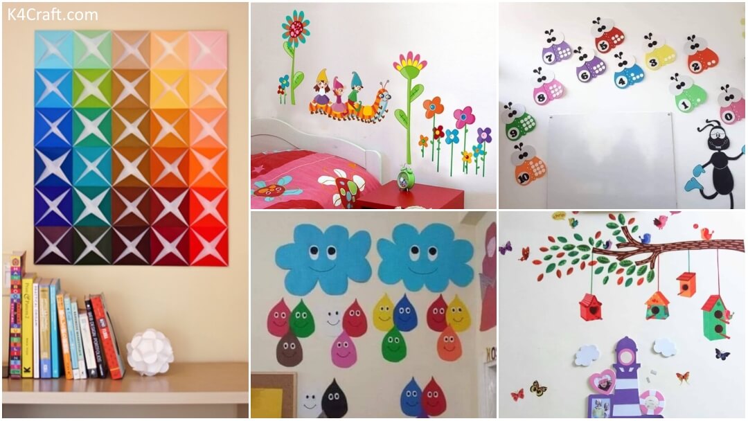 DIY Wall Décor Ideas - Kids Room Decoration - Kids Art & Craft