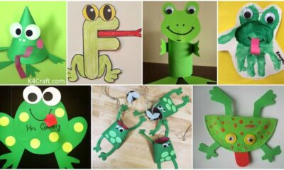 30+ Easy Frog Crafts for Preschooler Kids - Art & Craft Projects