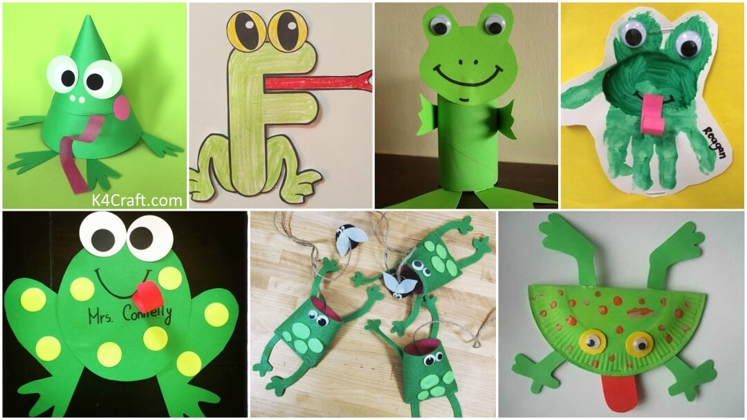 30+ Easy Frog Crafts for Preschooler Kids - Art & Craft Projects
