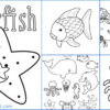 Easy Sea Animal Coloring Pages for Kids