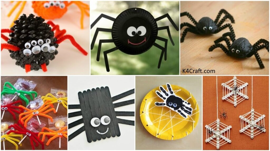 Easy Spider Crafts for Preschool and Kindergarten Kids Kids Art & Craft