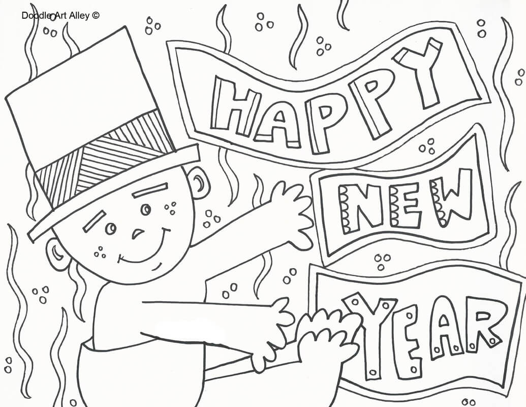 The Baby New Year Doodle