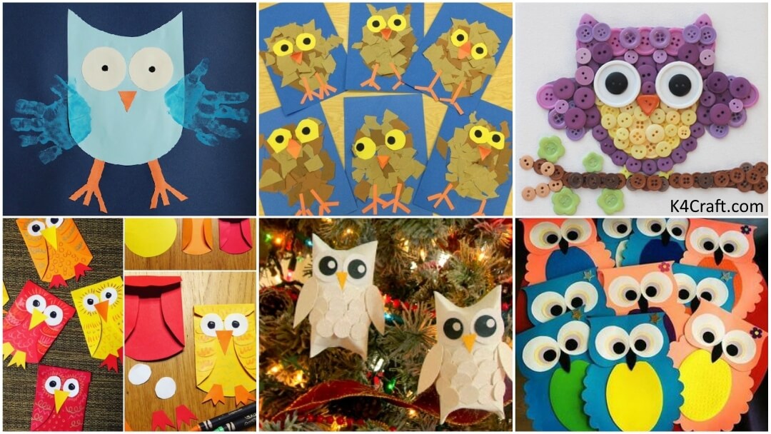 Owl Craft Ideas For Kids - Art & Craft Project for Kids