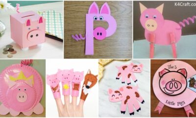 Pink Pig Crafts for Preschoolers & Toddlers