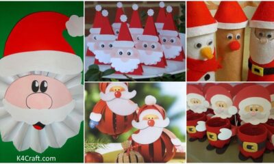Enjoy Christmas with Santa Claus Craft Ideas for Kids