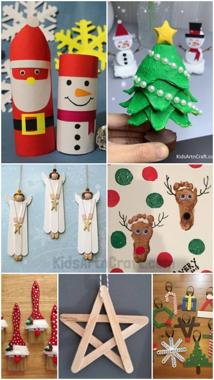 Easy DIY Christmas Craft Ideas for Kids - Kids Art & Craft