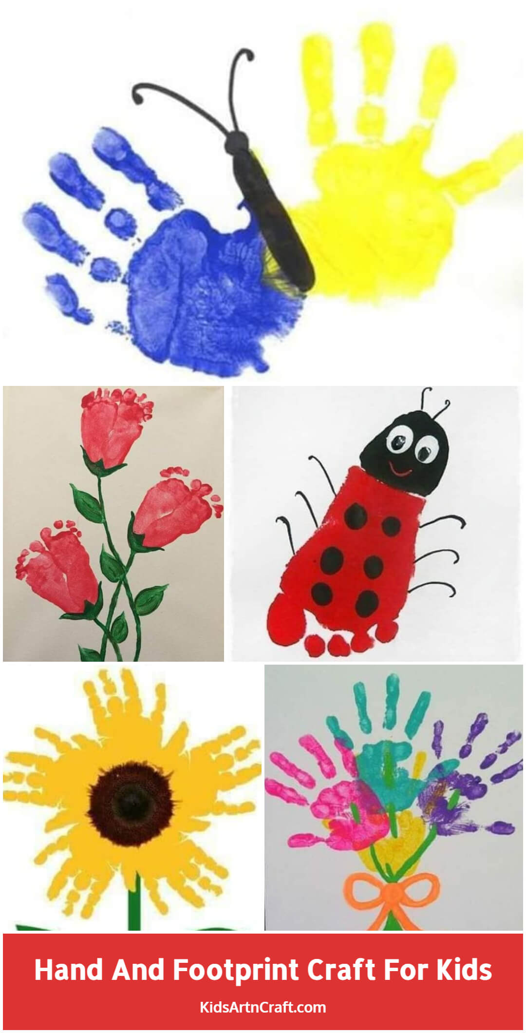 Hand and Footprint Craft Ideas for Kids Kids Art & Craft
