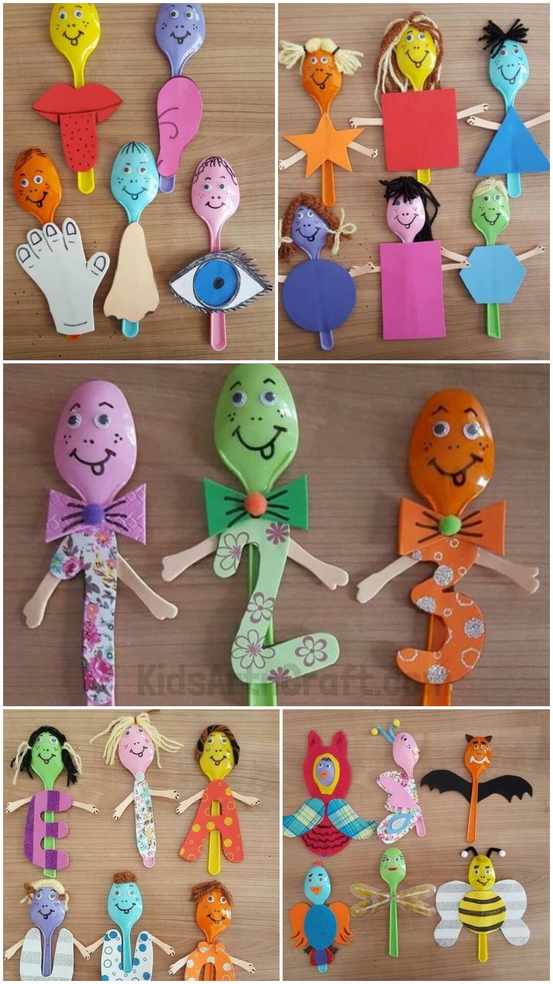 Plastic Spoon Craft Ideas for Kids To Play