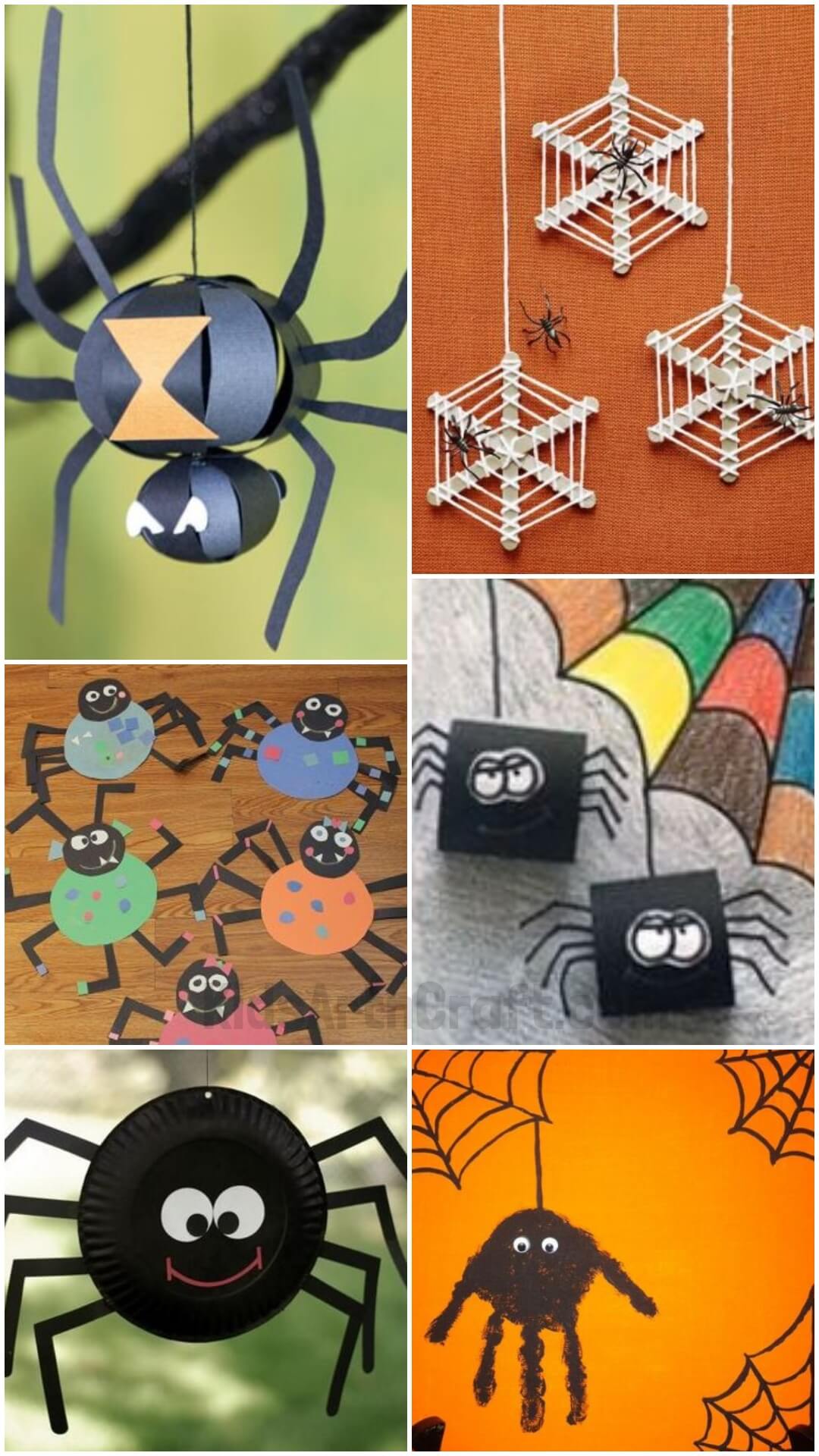 Easy Spider Crafts for Preschool and Kindergarten Kids