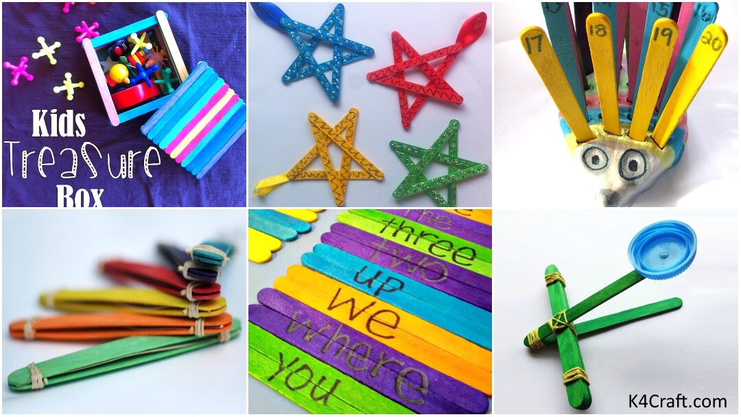 24 Popsicle Stick Craft Ideas for Kids