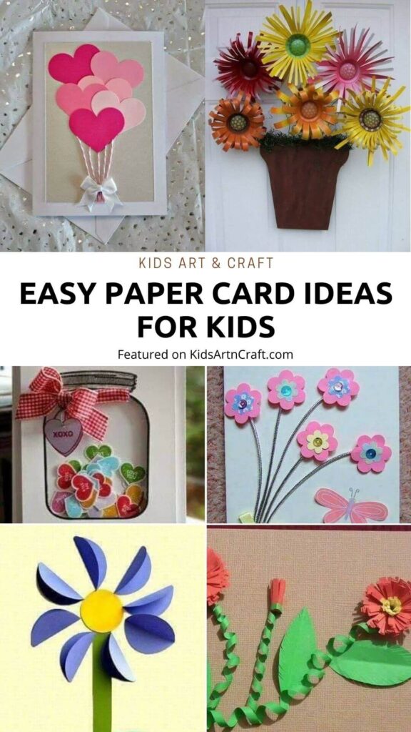 Interesting and Easy Paper Card Ideas for Kids