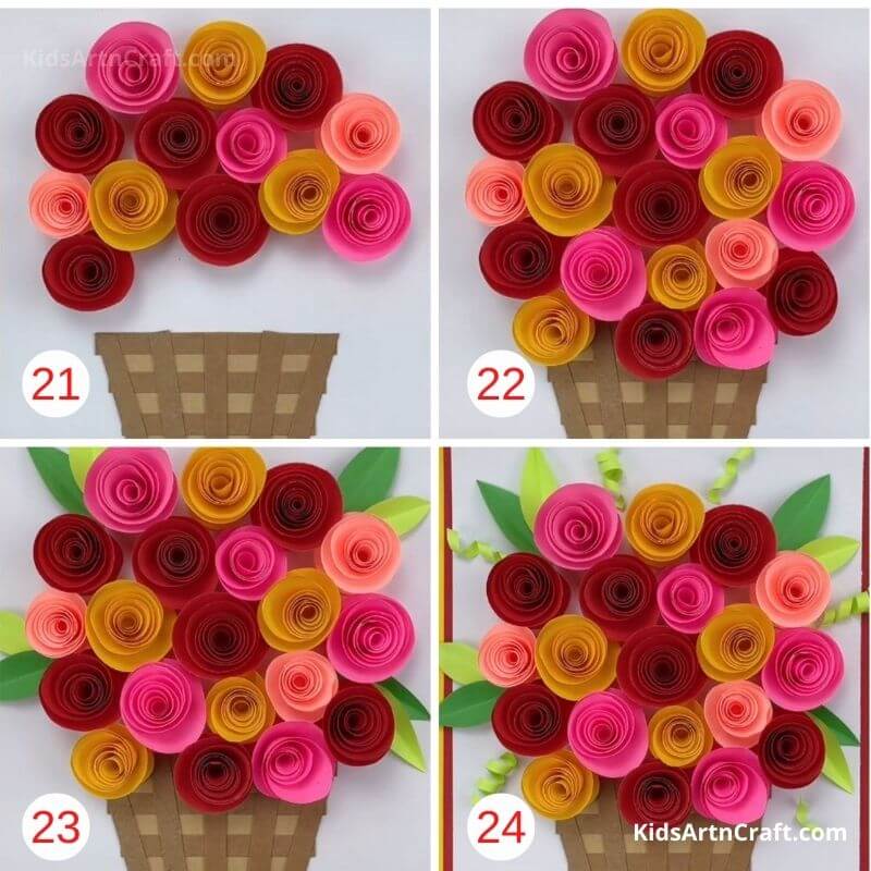 How to Make Paper Flower Bouquet Step by Step Instructions Easy Tutorial