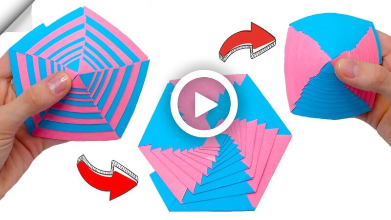 How to Make An Antistress Transformer Paper Toy