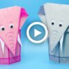 How to Make An Elephant - Moving Paper Toy