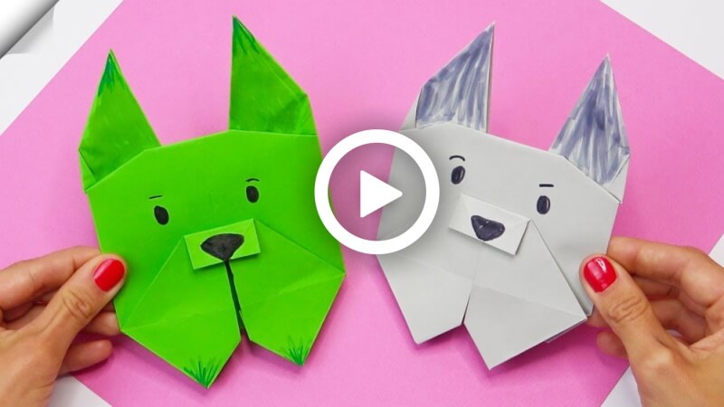 How to Make An Origami Dog