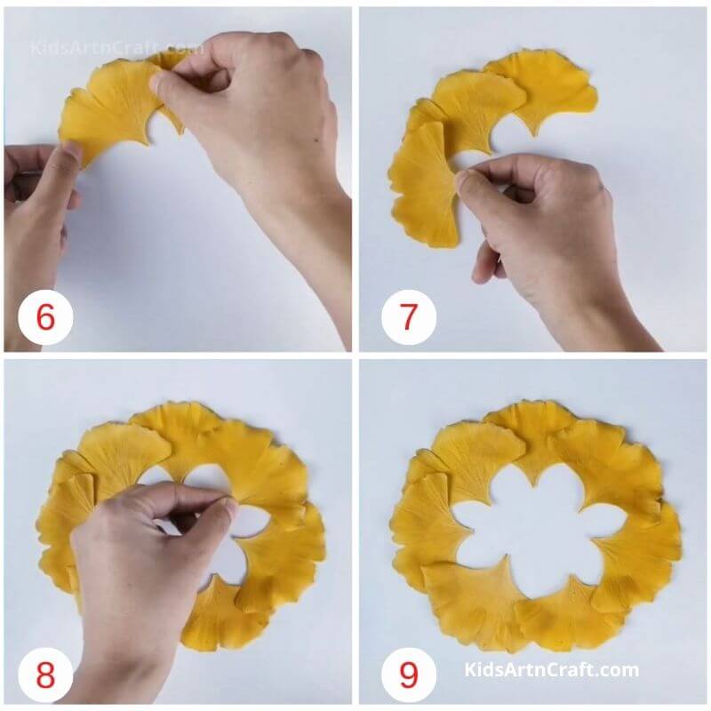 How to Make Bear Face with Paper and Flower Petals Step by Step Instructions Easy Tutorial