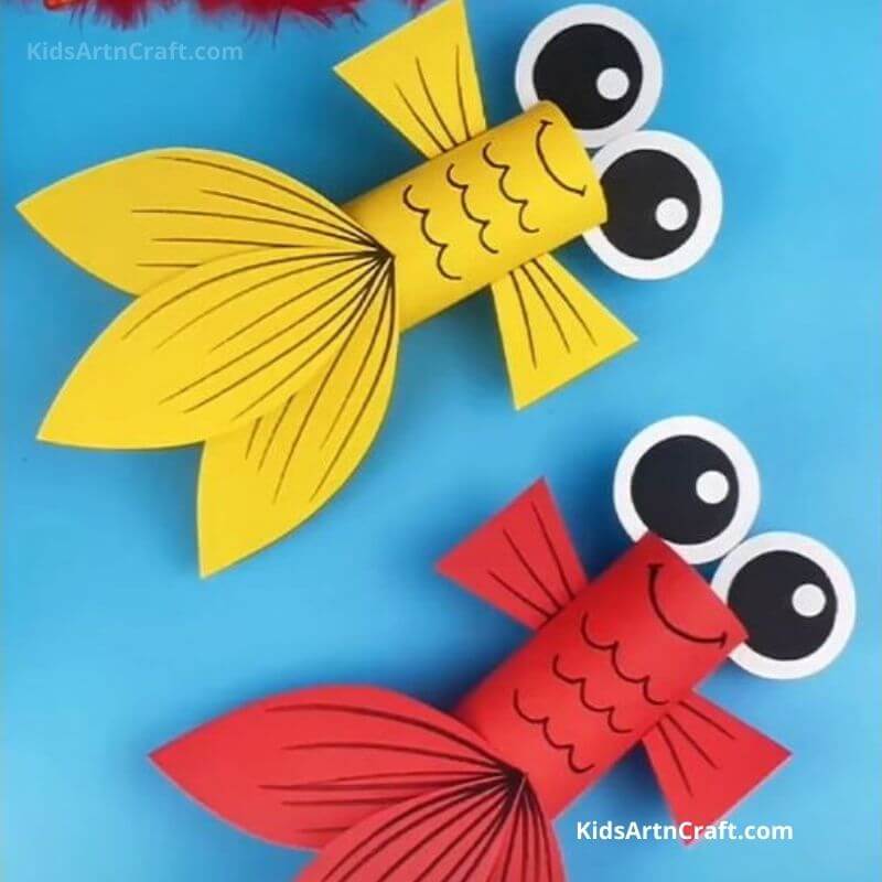 How to Make Paper Aquarium Fish Step by Step Instructions Easy Tutorial