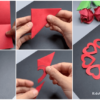 How To Cut A Circle Of Paper Hearts - Step By Step Instructions
