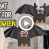 Easy paper Bat for Halloween Decoration