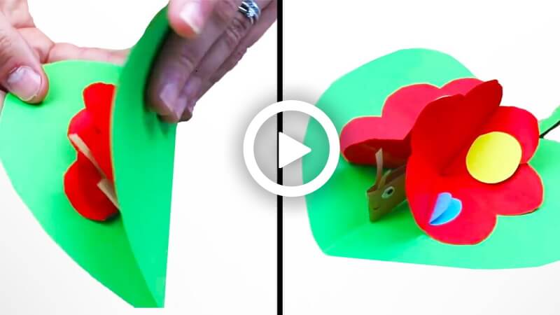 How to make a Paper Butterfly - DIY Folding Butterfly - Paper Craft