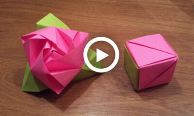 How to make an Origami Magic Rose Cube