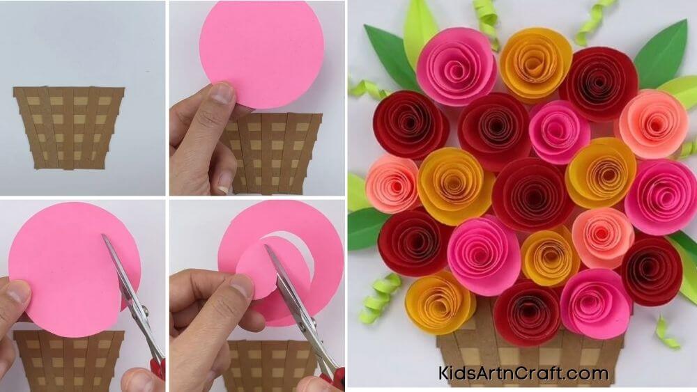 How to Make Paper Flower Bouquet - Step by Step Instructions
