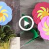 Paper Flower Idea - Easy and quick craft, great for Mother's Day