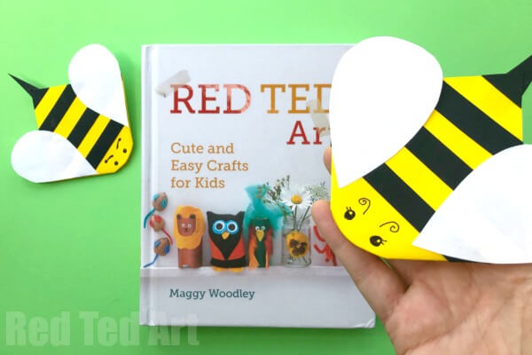 Easy Bee Bee Crafts For Kids for School Project
