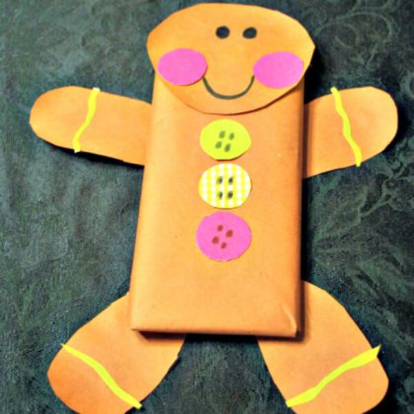 Cool Gingerbread Man Gift Wrap