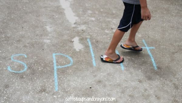 Easy-To-Do 'Walk On The Word' Motor Activity Idea For Kids - Engaging Phonics Activities for Kids 