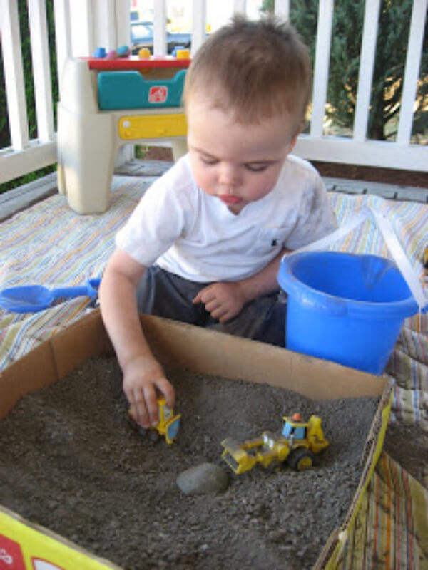 Construction Sensory Tube Learning Activities For Toddlers