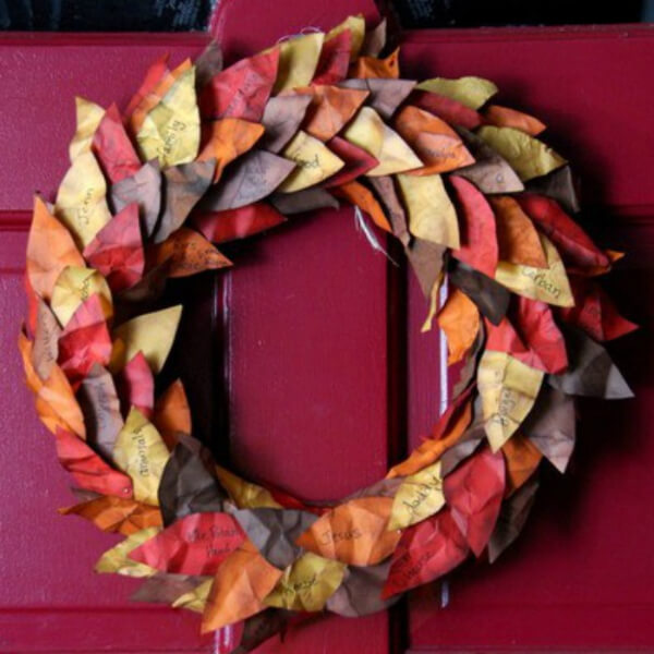 DIY Gratitude Wreath Craft