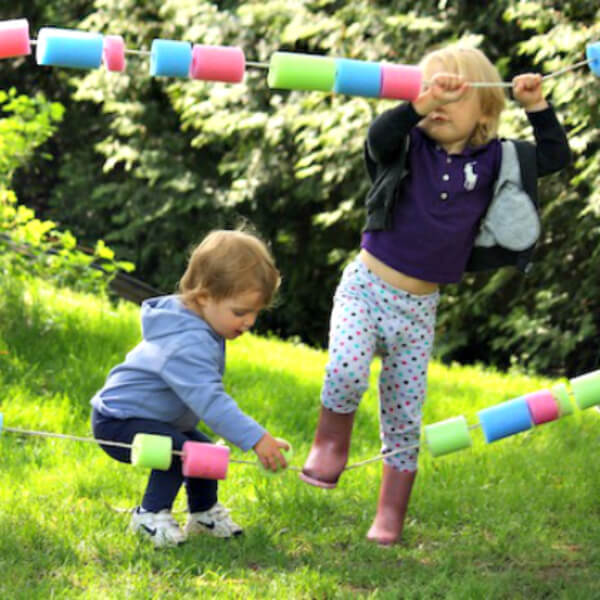 Noodle Activities For Kids Rope Bending Game with Pool Noodle