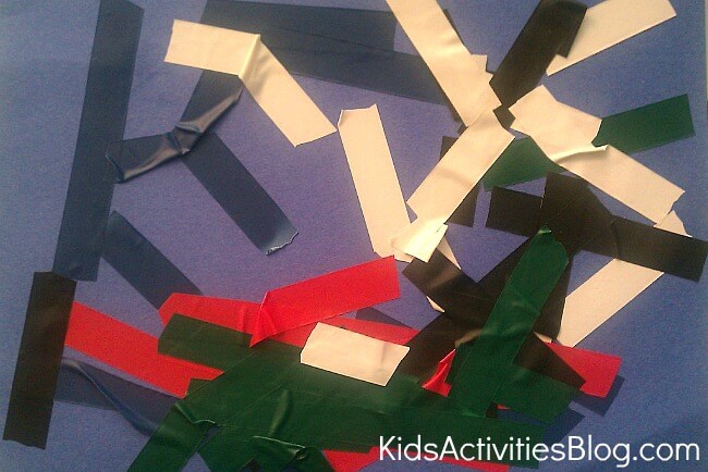 Art Activities For 2-Year-Olds Art With Tape Ideas For Kids