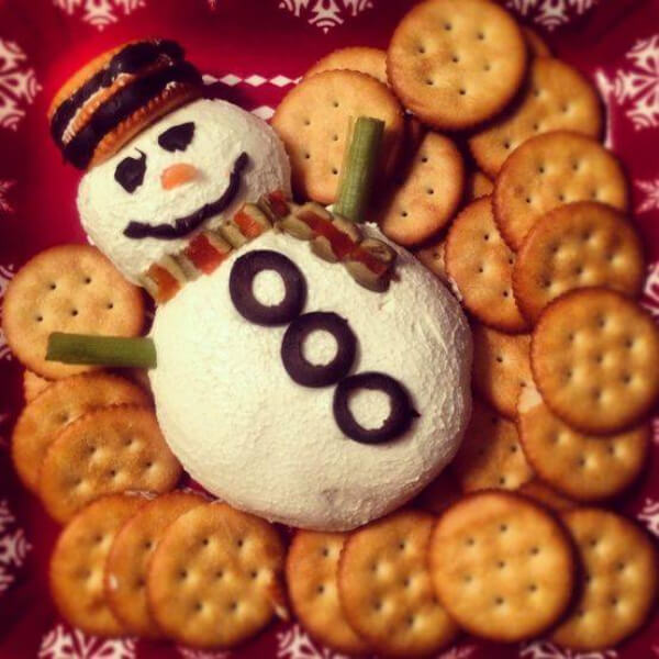 Cookie snowman Beautiful Snack Ideas for Christmas