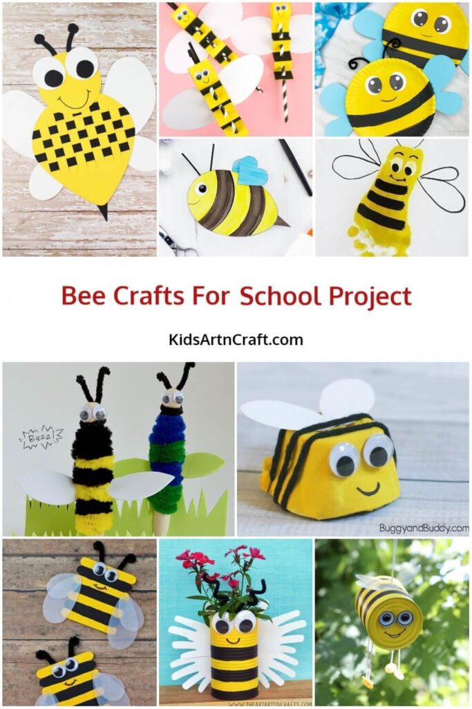 Bee Crafts for School Projects - Kids Art & Craft