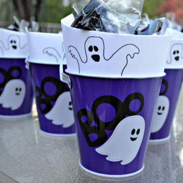 Booing Cup Ghost Craft For Halloween - Things to Do on Halloween for 5-Year-Olds 