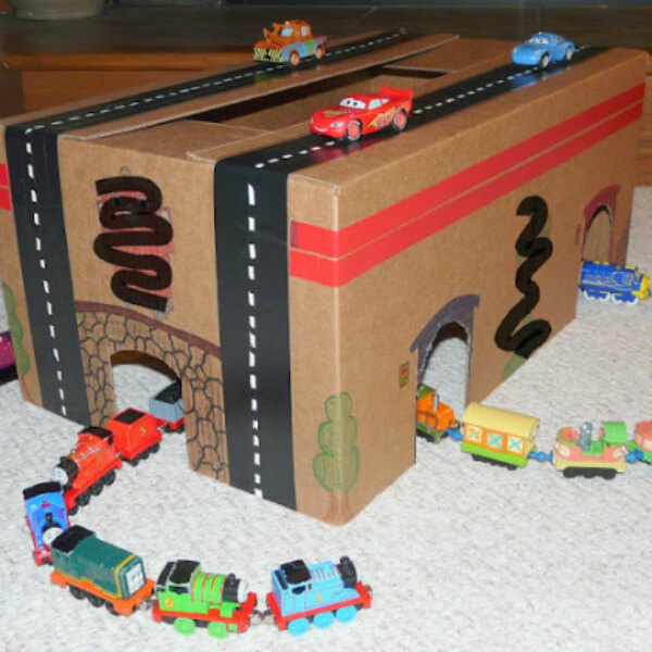 DIY Project For Your Train-Loving, Car-Racing Kid