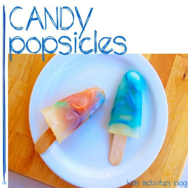 Candy ice pops