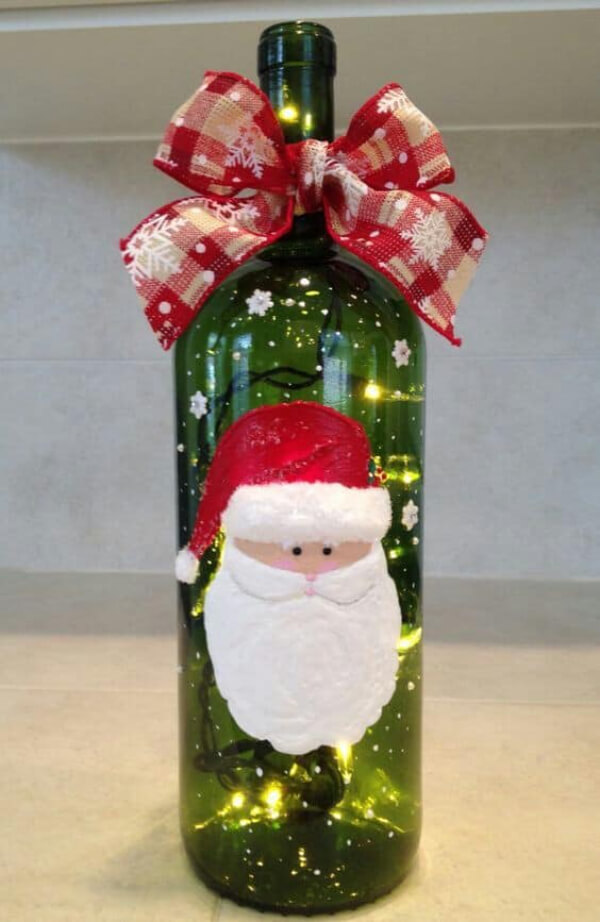 The Snowy Santa Bottle