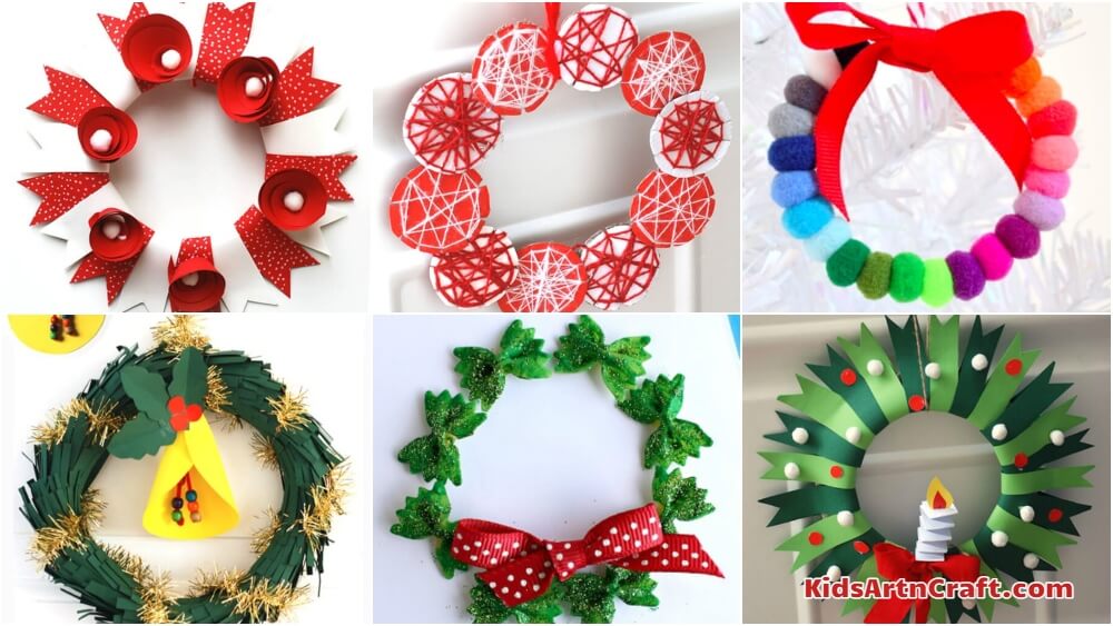 Christmas Wreath Crafts For Kids