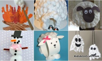Cool Cotton Ball Art & Craft Ideas For Kids